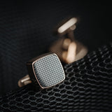 French Rose Gold Cufflinks Men's Business Casual – Gifts for Him — 5