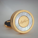 French Gold And Silver Shell Cufflinks Men's Business – Gifts for Him — 2