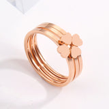 Japan And South Korea Simple Titanium Steel Ring – Gifts for Her — 2