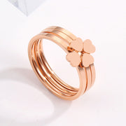 Japan And South Korea Simple Titanium Steel Ring – Gifts for Her — 2
