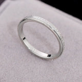 Japan And South Korea Simple Titanium Steel Ring – Gifts for Her — 11