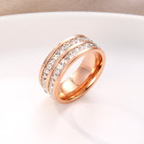 Japan And South Korea Simple Titanium Steel Ring – Gifts for Her — 10