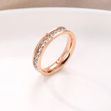 Japan And South Korea Simple Titanium Steel Ring – Gifts for Her — 4