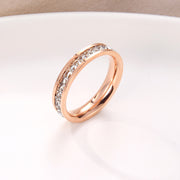 Japan And South Korea Simple Titanium Steel Ring – Gifts for Her — 4