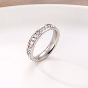 Japan And South Korea Simple Titanium Steel Ring – Gifts for Her — 14