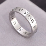 Japan And South Korea Simple Titanium Steel Ring – Gifts for Her — 16