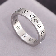 Japan And South Korea Simple Titanium Steel Ring – Gifts for Her — 16