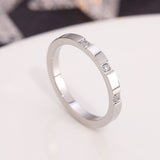 Japan And South Korea Simple Titanium Steel Ring – Gifts for Her — 7