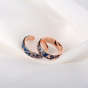 European and American Starry Couple Ring – Gifts for Couples — 3