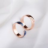 European and American Starry Couple Ring – Gifts for Couples — 4