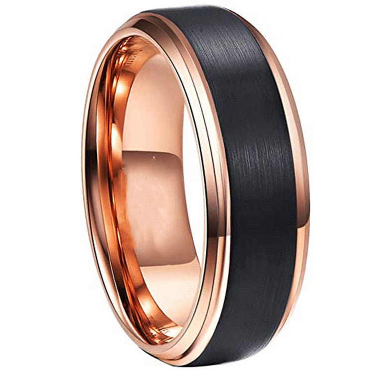 Two Tone Tungsten Steel Ring Men's Jewelry – Jewelry Gift Ideas — 1