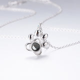Dog Paw Projection S925 Silver Necklace – Jewelry Gift Ideas — 2