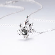 Dog Paw Projection S925 Silver Necklace – Jewelry Gift Ideas — 2