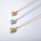 Dog Paw Projection S925 Silver Necklace – Jewelry Gift Ideas — 3