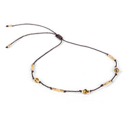 Bohemian Holiday Style Anklet Color Rice Bead Wax – Stylish Gifts — 5