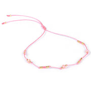 Bohemian Holiday Style Anklet Color Rice Bead Wax – Stylish Gifts — 4