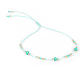 Bohemian Holiday Style Anklet Color Rice Bead Wax – Stylish Gifts — 6
