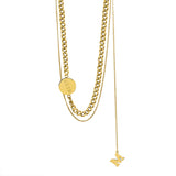 The Letter M Word Multiply Wears Necklace Female – Jewelry Gift Ideas — 5