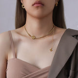The Letter M Word Multiply Wears Necklace Female – Jewelry Gift Ideas — 3