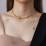 The Letter M Word Multiply Wears Necklace Female – Jewelry Gift Ideas — 4