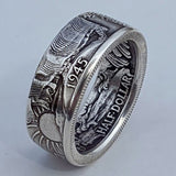 Antique Coin Morgan Silver Dollar Ring – Small Gift Ideas — 5