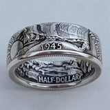 Antique Coin Morgan Silver Dollar Ring – Small Gift Ideas — 4