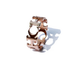 Hollow Ch Letter Rose Gold Index Finger Ring – Jewelry Gift Ideas — 4