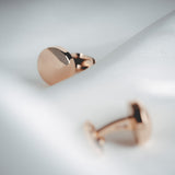 French Rose Gold Cufflinks Men's Business Casual – Gifts for Him — 5