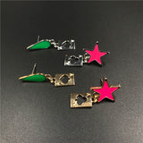 Animation Around Five-Pointed Star Teardrop Earrings – Surprise Gifts — 5