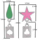 Animation Around Five-Pointed Star Teardrop Earrings – Surprise Gifts — 4