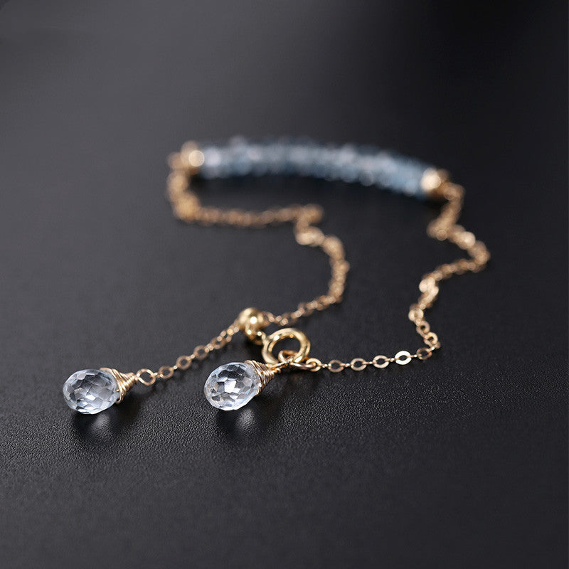 Sky Blue Topaz Bracelet Female Jewelry – Jewelry Gift Ideas — 1