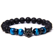 Natural Tiger's Eye Stone Bracelet With Jeweled – Jewelry Gift Ideas — 1
