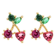 Lovely Tropical Fruit Earrings Female Diamond Earrings – Gifts for Her — 7