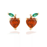 Lovely Tropical Fruit Earrings Female Diamond Earrings – Gifts for Her — 2