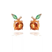 Lovely Tropical Fruit Earrings Female Diamond Earrings – Gifts for Her — 11
