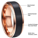 Two Tone Tungsten Steel Ring Men's Jewelry – Jewelry Gift Ideas — 2
