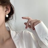Knotted 925 Silver Needle Stud Earrings Shaped Imitation – Gift Ideas — 4