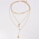 Fashion Personality Moon Five-Pointed Star – Jewelry Gift Ideas — 1