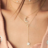 Fashion Personality Moon Five-Pointed Star – Jewelry Gift Ideas — 2