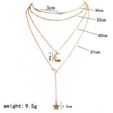 Fashion Personality Moon Five-Pointed Star – Jewelry Gift Ideas — 3