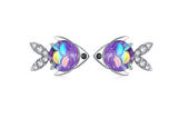 Ephra Sterling Silver Happy Little Fish Earrings – Practical Gifts — 1