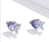 Ephra Sterling Silver Happy Little Fish Earrings – Practical Gifts — 3
