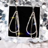Water Drop Earrings Female Long Earrings With Diamonds – Gifts for Her — 3
