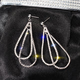 Water Drop Earrings Female Long Earrings With Diamonds – Gifts for Her — 5