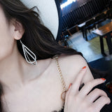 Water Drop Earrings Female Long Earrings With Diamonds – Gifts for Her — 2