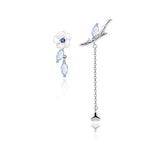 Thaya Brand Silver Plated Studs Earring Chain – Jewelry Gift Ideas — 2