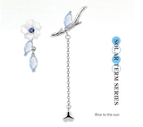 Thaya Brand Silver Plated Studs Earring Chain – Jewelry Gift Ideas — 3