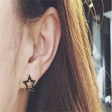 Five Pointed Star Rhinestone Earrings – Stylish Gifts — 2