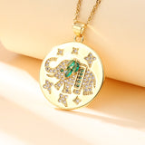 High-Grade Copper Micro-Inlaid Zircon Pendants – Stylish Gifts — 7
