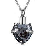 Stainless Steel Birthday Stone Urn Necklace Love – Jewelry Gift Ideas — 9